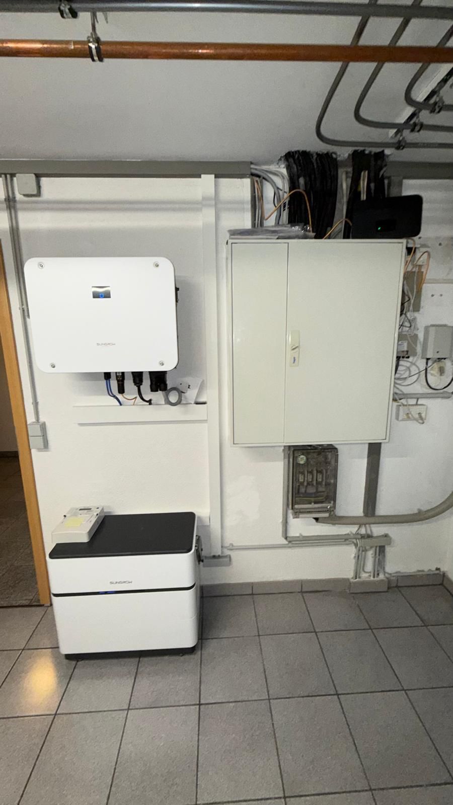 Sungrow Wechselrichter und Batteriespeicher – Installationsbegleitung