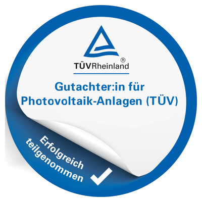 TÜV Rheinland Siegel – Gutachter für Photovoltaik-Anlagen